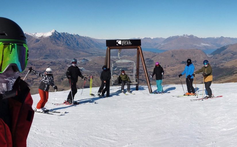 Aprt but to getting while skiing, view from Coronet Peak